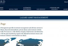 Website Redesign, Lazard